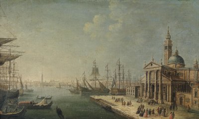 Ein Blick auf das Bacino di San Marco von der Kirche und Insel San Giorgio Maggiore von Michele Marieschi